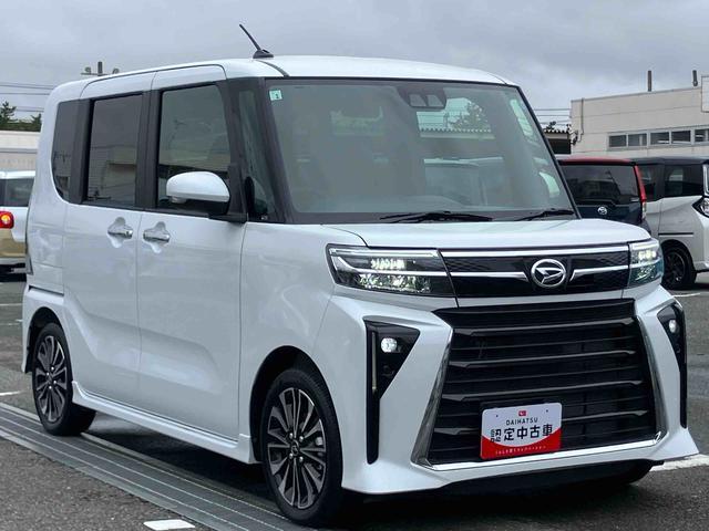 タントカスタムＲＳリミテッドターボ　バックカメラ　全車速追従クルコン　ＬＥＤヘッドライト　フォグランプ　オートライト　ＡＤＢ　両側電動スライド　シートヒーター　革巻ステアリング　コ−ナ−センサー　電動駐車ブレーキ　アルミホイール（千葉県）の中古車