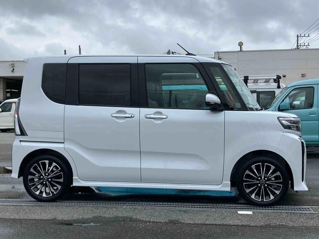 タントカスタムＲＳリミテッドターボ　バックカメラ　全車速追従クルコン　ＬＥＤヘッドライト　フォグランプ　オートライト　ＡＤＢ　両側電動スライド　シートヒーター　革巻ステアリング　コ−ナ−センサー　電動駐車ブレーキ　アルミホイール（千葉県）の中古車