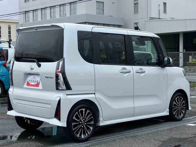 タントカスタムＲＳリミテッドターボ　バックカメラ　全車速追従クルコン　ＬＥＤヘッドライト　フォグランプ　オートライト　ＡＤＢ　両側電動スライド　シートヒーター　革巻ステアリング　コ−ナ−センサー　電動駐車ブレーキ　アルミホイール（千葉県）の中古車