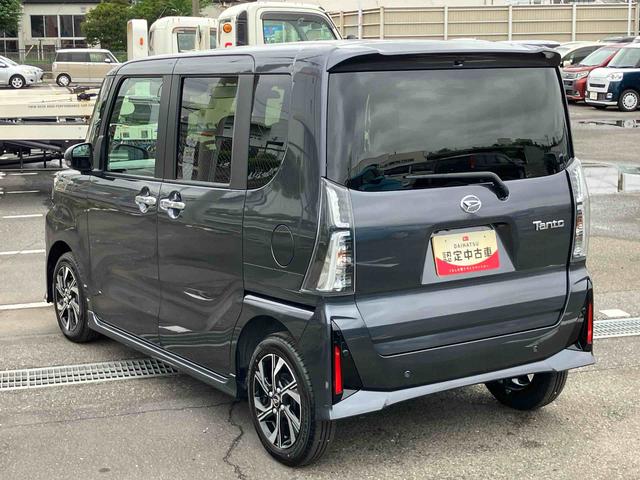 タントカスタムＸリミテッドＥＴＣ　自動追従クルコン　両側電動スライドドア　１４インチアルミ　ＬＥＤヘッド＆フォグランプ　バックカメラ　シートヒーター　電動駐車ブレーキ　上下２段調節式デッキボード　衝突被害軽減ブレーキ（千葉県）の中古車