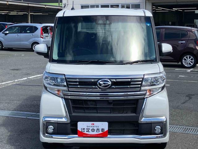 タントカスタムＲＳ　トップエディションＳＡIIIターボ　８型ナビ／ＴＶ／ＤＶＤ／ＢＴ／ＵＳＢ　バックカメラ　運転席シートヒーター　トップシェイドガラス　ＬＥＤヘッドライト　衝突軽減装置　両側電動スライドドア　革巻ハンドル　キーフリー　イモビライザー（千葉県）の中古車