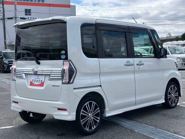 タントカスタムＲＳ　トップエディションＳＡIIIターボ　８型ナビ／ＴＶ／ＤＶＤ／ＢＴ／ＵＳＢ　バックカメラ　運転席シートヒーター　トップシェイドガラス　ＬＥＤヘッドライト　衝突軽減装置　両側電動スライドドア　革巻ハンドル　キーフリー　イモビライザー（千葉県）の中古車
