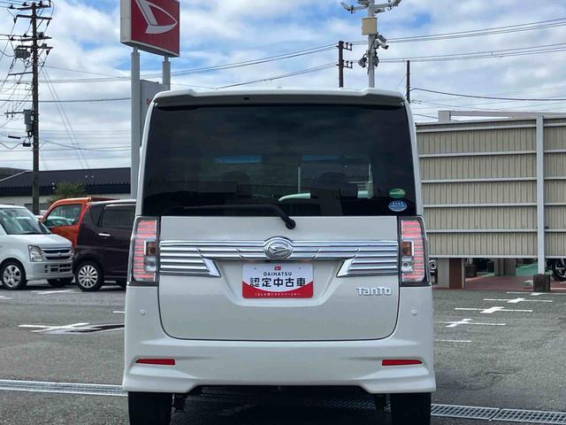 タントカスタムＲＳ　トップエディションＳＡIIIターボ　８型ナビ／ＴＶ／ＤＶＤ／ＢＴ／ＵＳＢ　バックカメラ　運転席シートヒーター　トップシェイドガラス　ＬＥＤヘッドライト　衝突軽減装置　両側電動スライドドア　革巻ハンドル　キーフリー　イモビライザー（千葉県）の中古車