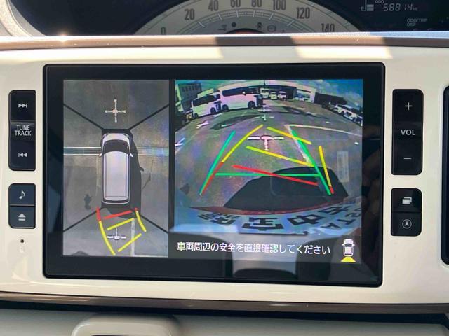 ムーヴキャンバスXメイクアップリミテッド SAIII8型ナビ/TV/DVD/BT/USB 全周囲カメラ 前後ドラレコ ETC 置楽BOX ハロゲンヘッドライト オートライト AHB スマアシ 両側電動スライド ボタンスタート 盗難防止警報 キーフリー(千葉県)の中古車