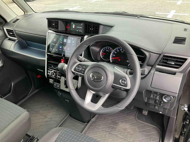 トールカスタムＧ９型ＤＰＡ／地デジ／ＢＴ／ＵＳＢ　バックカメラ　全車速追従クルコン　ＬＥＤヘッドライト　オートライト　ＡＨＢ　スマアシ　前後コーナーセンサー　電動駐車ブレーキ　キーフリー　革巻ハンドル　アルミホイール（千葉県）の中古車