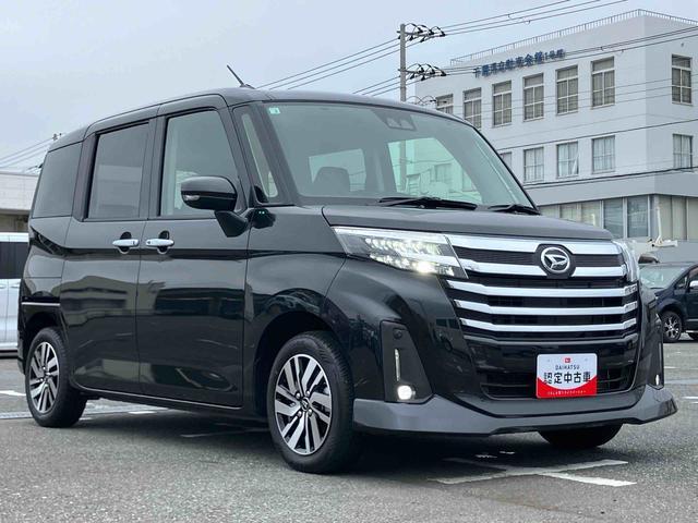 トールカスタムＧ９型ＤＰＡ／地デジ／ＢＴ／ＵＳＢ　バックカメラ　全車速追従クルコン　ＬＥＤヘッドライト　オートライト　ＡＨＢ　スマアシ　前後コーナーセンサー　電動駐車ブレーキ　キーフリー　革巻ハンドル　アルミホイール（千葉県）の中古車