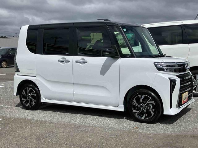 タントカスタムＸリミテッドＥＴＣ　自動追従クルコン　両側電動スライドドア　１４インチアルミ　ＬＥＤヘッド＆フォグランプ　バックカメラ　シートヒーター　電動駐車ブレーキ　上下２段調節式デッキボード　衝突被害軽減ブレーキ（千葉県）の中古車
