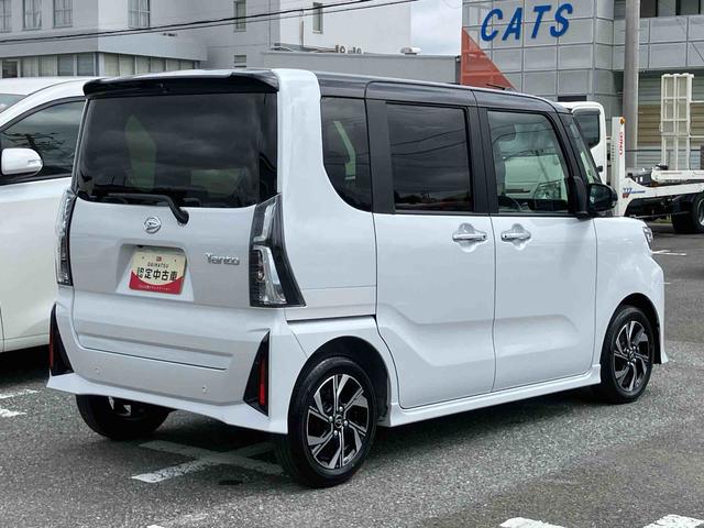 タントカスタムＸリミテッドＥＴＣ　自動追従クルコン　両側電動スライドドア　１４インチアルミ　ＬＥＤヘッド＆フォグランプ　バックカメラ　シートヒーター　電動駐車ブレーキ　上下２段調節式デッキボード　衝突被害軽減ブレーキ（千葉県）の中古車