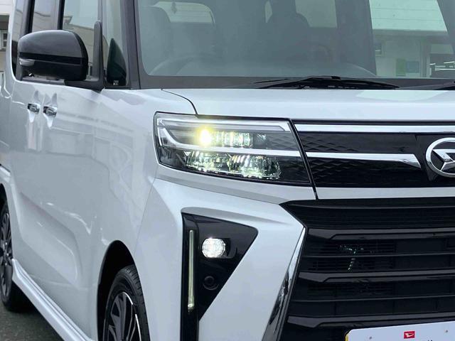 タントカスタムRSリミテッドターボ バックカメラ 全車速追従クルコン LEDヘッドライト フォグランプ オートライト ADB 両側電動スライド シートヒーター 革巻ステアリング コ−ナ−センサー 電動駐車ブレーキ アルミホイール(千葉県)の中古車