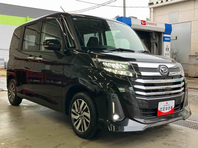 トールカスタムＧ９型ＤＰＡ／ＴＶ／ＢＴ／ＵＳＢ　バックカメラ　全車速追従クルコン　ＬＥＤヘッドライト　オートライト　ＡＨＢ　スマアシ　前後コーナーセンサー　電動駐車ブレーキ　キーフリー　革巻ハンドル　アルミホイール（千葉県）の中古車