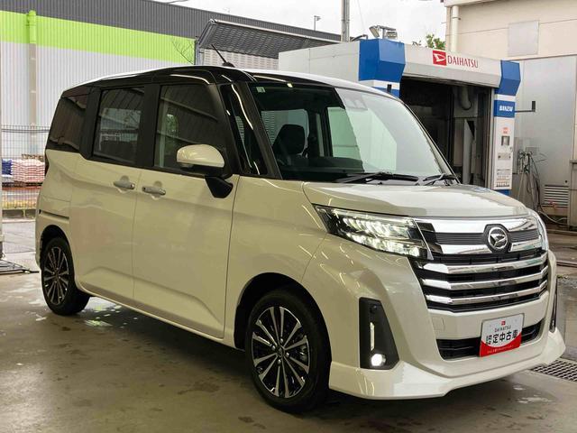 トールカスタムＧ　ターボターボ　９型ＤＰＡ／ＴＶ／ＢＴ／ＵＳＢ　バックカメラ　全車速追従クルコン　ＬＥＤヘッドライト　オートライト　ＡＨＢ　スマアシ　コーナーセンサー　電動駐車ブレーキ　キーフリー　革ハンドル　アルミホイール（千葉県）の中古車