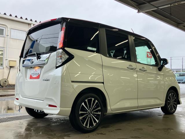 トールカスタムＧ　ターボターボ　９型ＤＰＡ／ＴＶ／ＢＴ／ＵＳＢ　バックカメラ　全車速追従クルコン　ＬＥＤヘッドライト　オートライト　ＡＨＢ　スマアシ　コーナーセンサー　電動駐車ブレーキ　キーフリー　革ハンドル　アルミホイール（千葉県）の中古車
