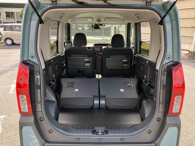 タントファンクロスターボナビ／ＴＶ／ＢＴ／ＤＩＳＣ／バックカメラ　前後ドラレコ　ＥＴＣ　ルーフレール　１５インチアルミ　両側パワスラ　ＬＥＤヘッド＆フォグ　シートヒーター　上下２段調節式デッキボード　衝突被害軽減ブレーキ（千葉県）の中古車