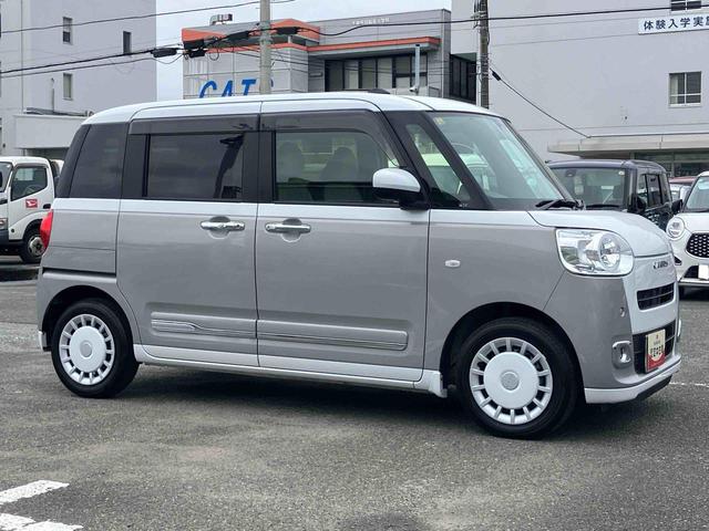 ムーヴキャンバスストライプスGターボナビ/TV/BT/DISC/全周囲カメラ 前後ドラレコ 両側電動スライドドア LEDヘッド/フォグランプ シートヒーター ホッとカップホルダー 置きラクBOX 自動追従クルコン 衝突被害軽減ブレーキ(千葉県)の中古車
