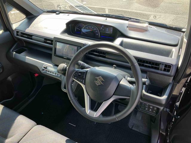 ワゴンRハイブリッドFZ セーフティパッケージ装着車ハイブリッド ナビ/TV/DVD/BT/USB ETC 運転席シートヒーター 衝突被害軽減装置 LEDヘッドライト オートライト アルミホイール スマートキー ボタンスタート 革巻きハンドル ステリモ(千葉県)の中古車