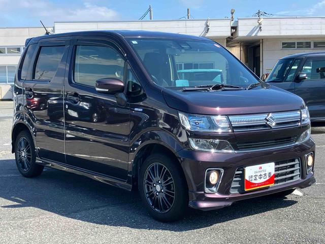 ワゴンRハイブリッドFZ セーフティパッケージ装着車ハイブリッド ナビ/TV/DVD/BT/USB ETC 運転席シートヒーター 衝突被害軽減装置 LEDヘッドライト オートライト アルミホイール スマートキー ボタンスタート 革巻きハンドル ステリモ(千葉県)の中古車