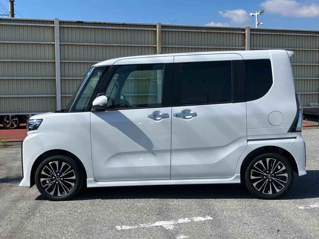 タントカスタムRSリミテッドターボ バックカメラ 全車速追従クルコン LEDヘッドライト フォグランプ オートライト ADB 両側電動スライド シートヒーター 革巻ステアリング コ−ナ−センサー 電動駐車ブレーキ アルミホイール(千葉県)の中古車