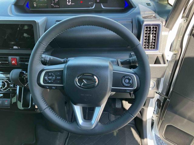 タントカスタムRSリミテッドターボ バックカメラ 全車速追従クルコン LEDヘッドライト フォグランプ オートライト ADB 両側電動スライド シートヒーター 革巻ステアリング コ−ナ−センサー 電動駐車ブレーキ アルミホイール(千葉県)の中古車