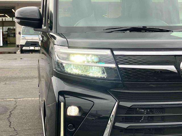 タントカスタムＲＳリミテッドターボ　バックカメラ　ＥＴＣ　全車速追従クルコン　ＬＥＤヘッドライト＆フォグ　オートライト　ＡＤＢ　両側電動スライド　シートヒーター　革巻きハンドル　コ−ナ−センサー　電動駐車ブレーキ　アルミホイール（千葉県）の中古車