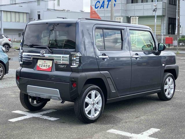タフトGターボ クロムベンチャー9型DPオーディオ/TV/BT/バックカメラ 前後専用ガーニッシュ ガラスルーフ ルーフレール 15インチアルミ LEDヘッド/フォグ シートヒーター 電動駐車ブレーキ クルコン 衝突被害軽減ブレーキ(千葉県)の中古車