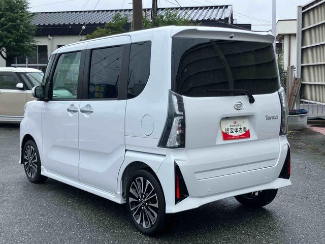タントカスタムRSスマアシ ダイハツ予防安全機能 オートブレーキホールド付き電動パーキング 前席シートヒータ 上下2段調整式デッキボード 前後コーナーセンサー バニティーミラー付き左右サンバイザー アイドリングストップ(千葉県)の中古車