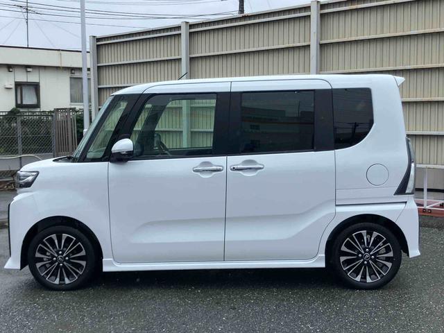 タントカスタムRSスマアシ ダイハツ予防安全機能 オートブレーキホールド付き電動パーキング 前席シートヒータ 上下2段調整式デッキボード 前後コーナーセンサー バニティーミラー付き左右サンバイザー アイドリングストップ(千葉県)の中古車