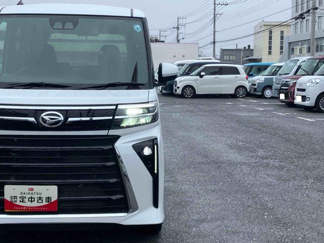 タントカスタムRSスマアシ ダイハツ予防安全機能 オートブレーキホールド付き電動パーキング 前席シートヒータ 上下2段調整式デッキボード 前後コーナーセンサー バニティーミラー付き左右サンバイザー アイドリングストップ(千葉県)の中古車