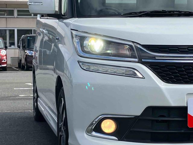 ソリオバンディットハイブリッドMV8型ナビ/TV/DVD/BT/USB ETC 運転席シートヒーター LEDヘッドライト オートライト 革巻ステアリング 両側スライドドア(左側電動) ステアリングリモコン スマートキー ボタンスタート(千葉県)の中古車