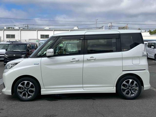 ソリオバンディットハイブリッドMV8型ナビ/TV/DVD/BT/USB ETC 運転席シートヒーター LEDヘッドライト オートライト 革巻ステアリング 両側スライドドア(左側電動) ステアリングリモコン スマートキー ボタンスタート(千葉県)の中古車