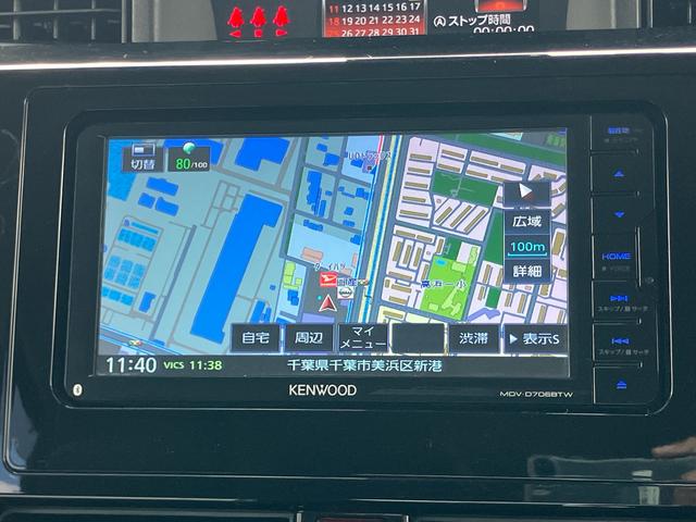 トールカスタムG SAIIナビ/TV/DVD/BT/USB バックカメラ ETC クルーズコントロール LEDヘッドライト オートライト スマートアシスト 革巻ハンドル 足踏み式駐車ブレーキ キーフリーシステム アルミホイール(千葉県)の中古車