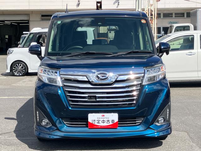 トールカスタムG SAIIナビ/TV/DVD/BT/USB バックカメラ ETC クルーズコントロール LEDヘッドライト オートライト スマートアシスト 革巻ハンドル 足踏み式駐車ブレーキ キーフリーシステム アルミホイール(千葉県)の中古車