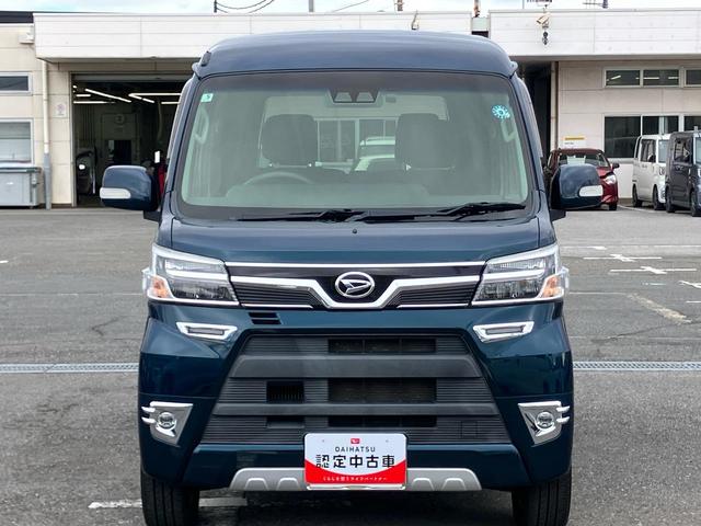 アトレーワゴンカスタムターボＲＳリミテッド　ＳＡIIIナビ／ＴＶ／ＤＶＤ／ＢＴ／ＵＳＢ　バックカメラ　前後ドラレコ　ＥＴＣ　リヤヒーター　両側スライドドア（左側電動）　ＬＥＤヘッドライト　オートライト　オーバーヘッドシェルフ　リヤ障害物センサー　アルミ（千葉県）の中古車