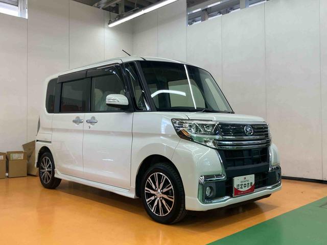 タントカスタムＸ　トップエディションＳＡII衝突被害軽減ブレーキ　横滑り防止装置　バックカメラ連動フルセグナビ　ブルートゥース対応　ＵＳＢ接続　ＡＵＸ接続　ＥＴＣ　左側電動スライドドア　プッシュエンジンスタート　キーフリーシステム（千葉県）の中古車