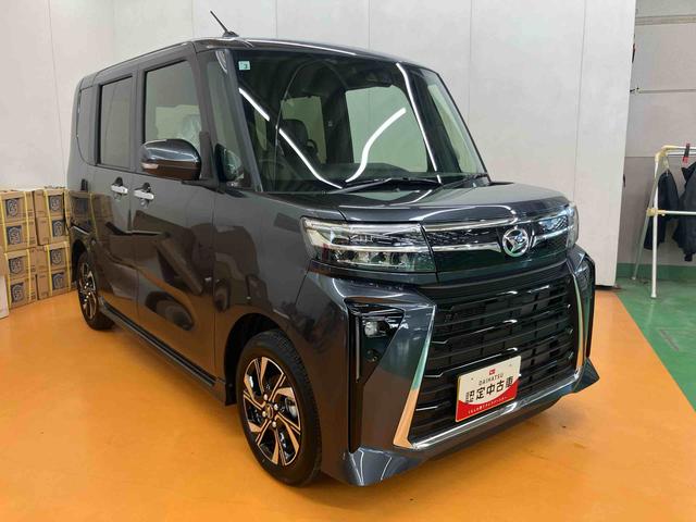 タントカスタムＸリミテッドスマアシ　ダイハツ予防安全機能　アダプティブクルーズコントロール　ビルトインＥＴＣ　オートブレーキホールド付き電動パーキング　上下２段調整式デッキボード　前席シートヒーター　ミラクルオープンドア（千葉県）の中古車