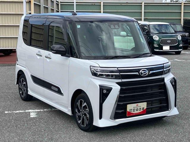 タントカスタムX10型ナビ/TV/BT/DISC/バックカメラ 前後ドラレコ ETC 両側パワスラ 14インチアルミ LEDヘッド/フォグ シートヒーター 上下2段調節式デッキボード 衝突被害軽減ブレーキ(千葉県)の中古車
