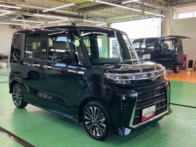 タントカスタムＲＳリミテッドスマアシ　ダイハツ予防安全機能　アダプティブクルーズコントロール　ビルトインＥＴＣ　オートブレーキホールド付き電動パーキング　前席シートヒーター　上下２段調整式デッキボード　ミラクルオープンドア（千葉県）の中古車
