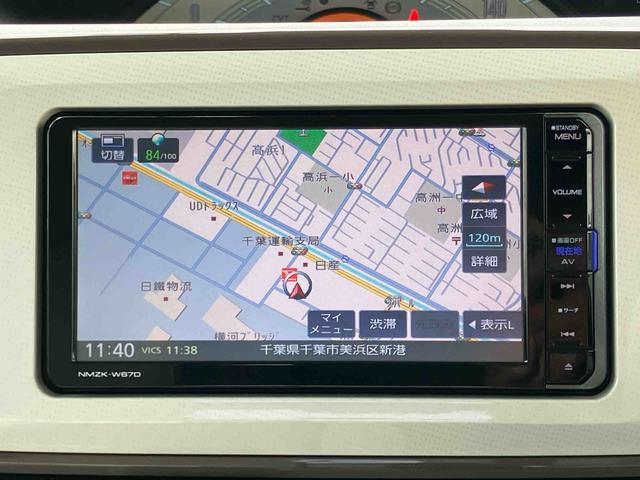 ムーヴキャンバスＸメイクアップ　ＳＡIIIナビ／ＴＶ／ＤＶＤ／ＢＴ／ＵＳＢ　バックカメラ　ドラレコ　スマアシ３　ハロゲンヘッドライト　オートライト　ＡＨＢ　オートエアコン　置き楽ボックス　両側スライドドア　ボタンスタート　キーフリーシステム（千葉県）の中古車