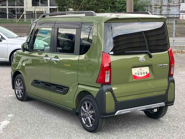 タントファンクロス10型ナビ/TV/BT/DISC/全周囲カメラ 前後ドラレコ ルーフレール 両側パワスラ 14インチアルミ LEDヘッド/フォグ シートヒーター 電動駐車ブレーキ 上下2段調節式デッキボード(千葉県)の中古車