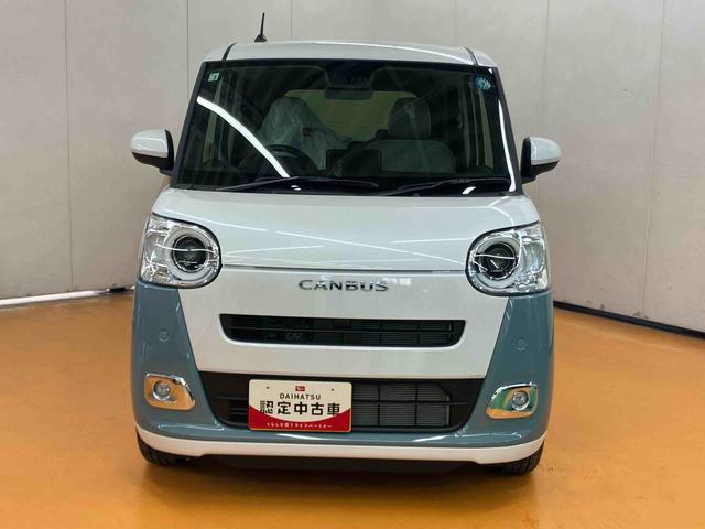 ムーヴキャンバスストライプスＧスマアシ　ダイハツ予防安全機能　置きラクボックス　ホットカップホルダー　オートブレーキホールド付き電動パーキング　前席シートヒーター　オートライト　オートハイビーム　ＬＥＤヘッドライト（千葉県）の中古車