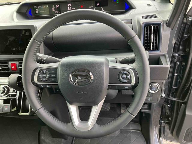 タントカスタムＲＳリミテッドターボ　バックカメラ　ＥＴＣ　全車速追従クルコン　ＬＥＤヘッドライト＆フォグ　オートライト　ＡＤＢ　両側電動スライド　シートヒーター　革巻きハンドル　コ−ナ−センサー　電動駐車ブレーキ　アルミホイール（千葉県）の中古車
