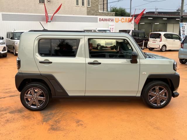 タフトＧターボ　ダーククロムベンチャー　パノラマモニター対応ＣＤチューナー　保証　新車保証・まごころ保証　１年間・走行距離無制限付き（東京都）の中古車