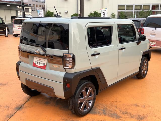 タフトＧターボ　ダーククロムベンチャー　パノラマモニター対応ＣＤチューナー　保証　新車保証・まごころ保証　１年間・走行距離無制限付き（東京都）の中古車