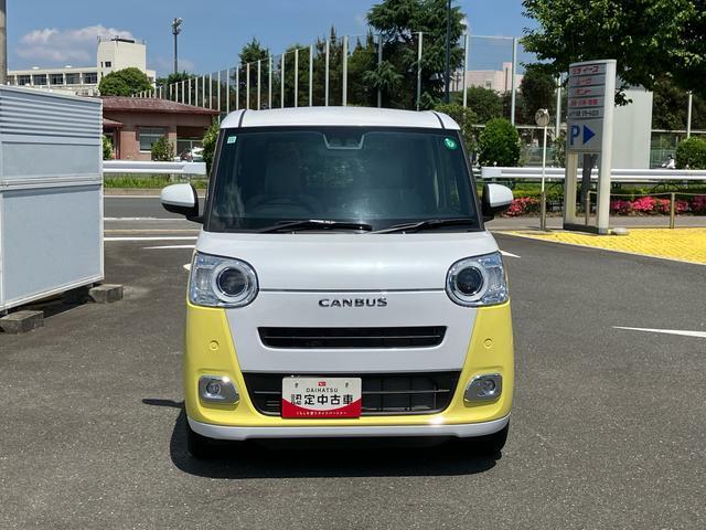 ムーヴキャンバスストライプスＧ　電動パーキングブレーキ　ＬＥＤヘッドランプ保証１年間距離無制限付き　電動パーキングブレーキ　ＬＥＤヘッドランプ　ＬＥＤフォグランプ　前席シートヒーター　ホッとカップホルダー　ＵＳＢ電源ソケット　オートライト　両側電動スライドドア（東京都）の中古車