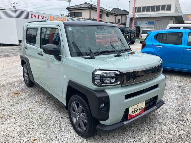 タフトＧダーククロムベンチャー　ＬＥＤヘッドランプ　キーフリー保証　新車保証・まごころ保証　１年間・走行距離無制限付き　電動パーキングブレーキ　前席シートヒーター　キーフリーシステム　ＬＥＤヘッドランプ　ＬＥＤフォグランプ　ＵＳＢ電源ソケット（東京都）の中古車