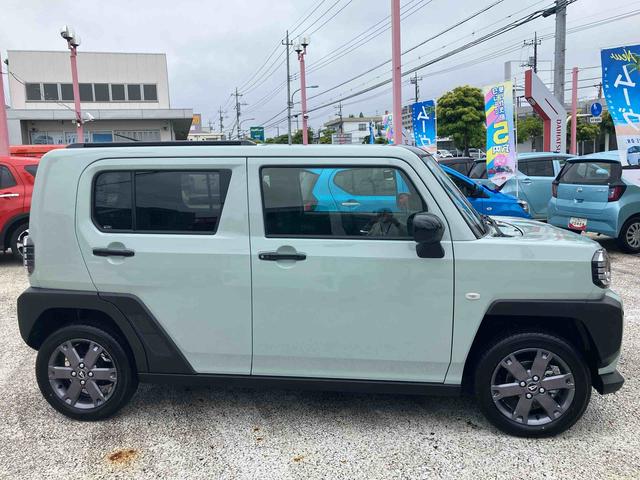 タフトＧダーククロムベンチャー　ＬＥＤヘッドランプ　キーフリー保証　新車保証・まごころ保証　１年間・走行距離無制限付き　電動パーキングブレーキ　前席シートヒーター　キーフリーシステム　ＬＥＤヘッドランプ　ＬＥＤフォグランプ　ＵＳＢ電源ソケット（東京都）の中古車