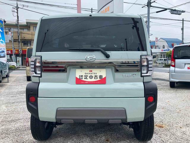 タフトＧダーククロムベンチャー　ＬＥＤヘッドランプ　キーフリー保証　新車保証・まごころ保証　１年間・走行距離無制限付き　電動パーキングブレーキ　前席シートヒーター　キーフリーシステム　ＬＥＤヘッドランプ　ＬＥＤフォグランプ　ＵＳＢ電源ソケット（東京都）の中古車