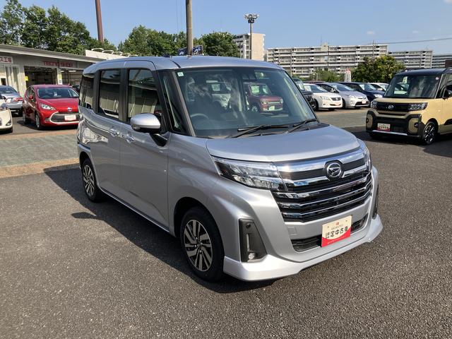 トールカスタムＧ　　ＣＤステレオ　パノラマモニター　キーフリー保証１年間距離無制限付き　電動パーキングブレーキ　アダプティブクルーズコントロール　ＬＥＤフォグランプ　ＬＥＤヘッドランプ　両側電動スライドドア　サンシェード　シートアンダートレイ（東京都）の中古車