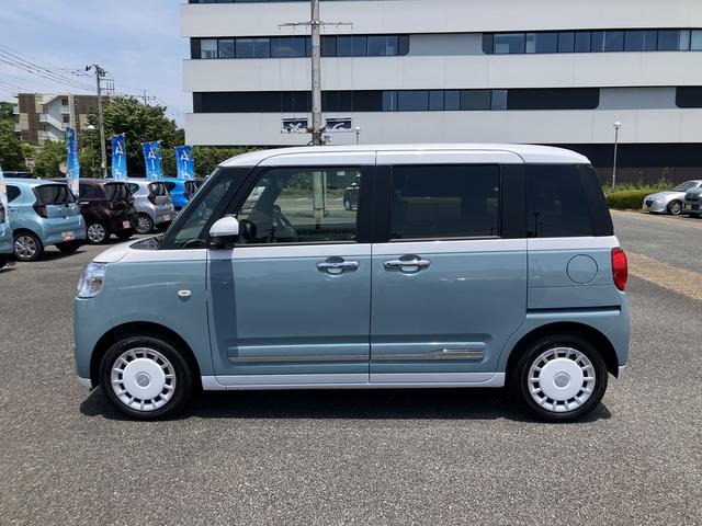 ムーヴキャンバスストライプスＧ　前席シートヒーター　パノラマ対応カメラ保証　新車保証・まごころ保証　１年間・走行距離無制限付き（東京都）の中古車