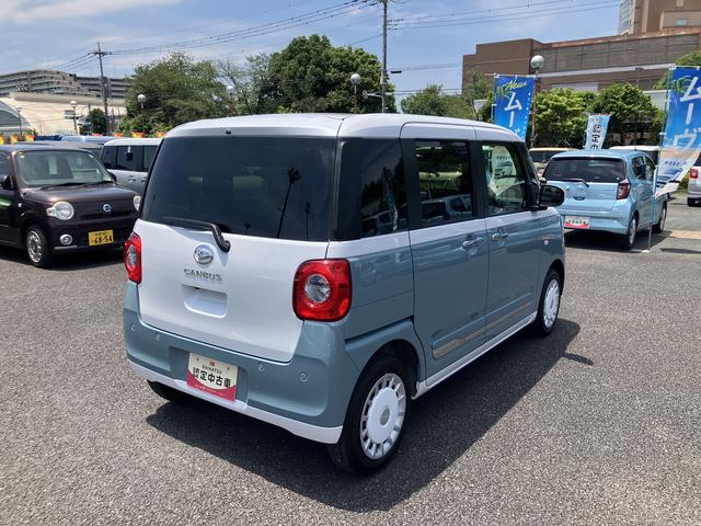 ムーヴキャンバスストライプスＧ　前席シートヒーター　パノラマ対応カメラ保証　新車保証・まごころ保証　１年間・走行距離無制限付き（東京都）の中古車