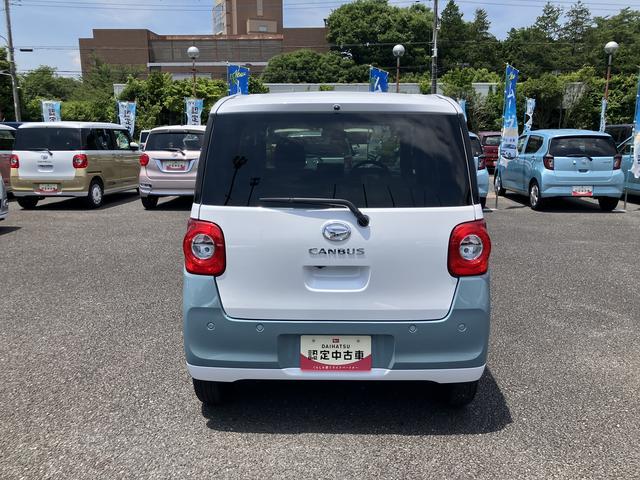 ムーヴキャンバスストライプスＧ　前席シートヒーター　パノラマ対応カメラ保証　新車保証・まごころ保証　１年間・走行距離無制限付き（東京都）の中古車